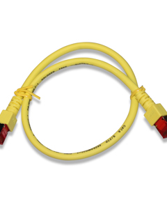 Ethernet cable connectorized 0.5m RJ45 CAT 6 S/FTP yellow